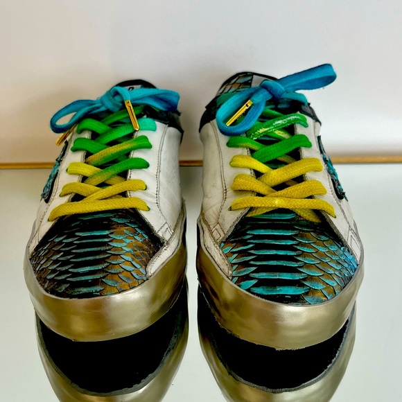 One of a Kind Python Skin Golden Goose Super Stars EU 39 - Picture 2 of 12